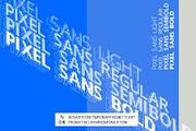 Pixel Sans Bold, a Slab Serif Font by cromatixclassroom (Thumbnail 1 of 4)