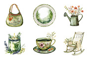 Boho Olive Green Mother's Day PNG, an Illustration by SinaCreation (Thumbnail 2 of 5)