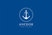 Nautical Anchor Badge Logo Bundle, a Branding & Logo Template by Dyn Studio (Thumbnail 6 of 6)