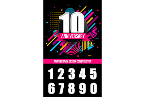 Anniversary Celebration Sign Dates