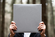 Outdoor Vinyl Record Cover Mockup, a Product Mockup by Design Squad (Thumbnail 2 of 4)