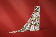 Watercolor Christmas Poinsettia, an Illustration by Backyard Rose (Thumbnail 10 of 11)