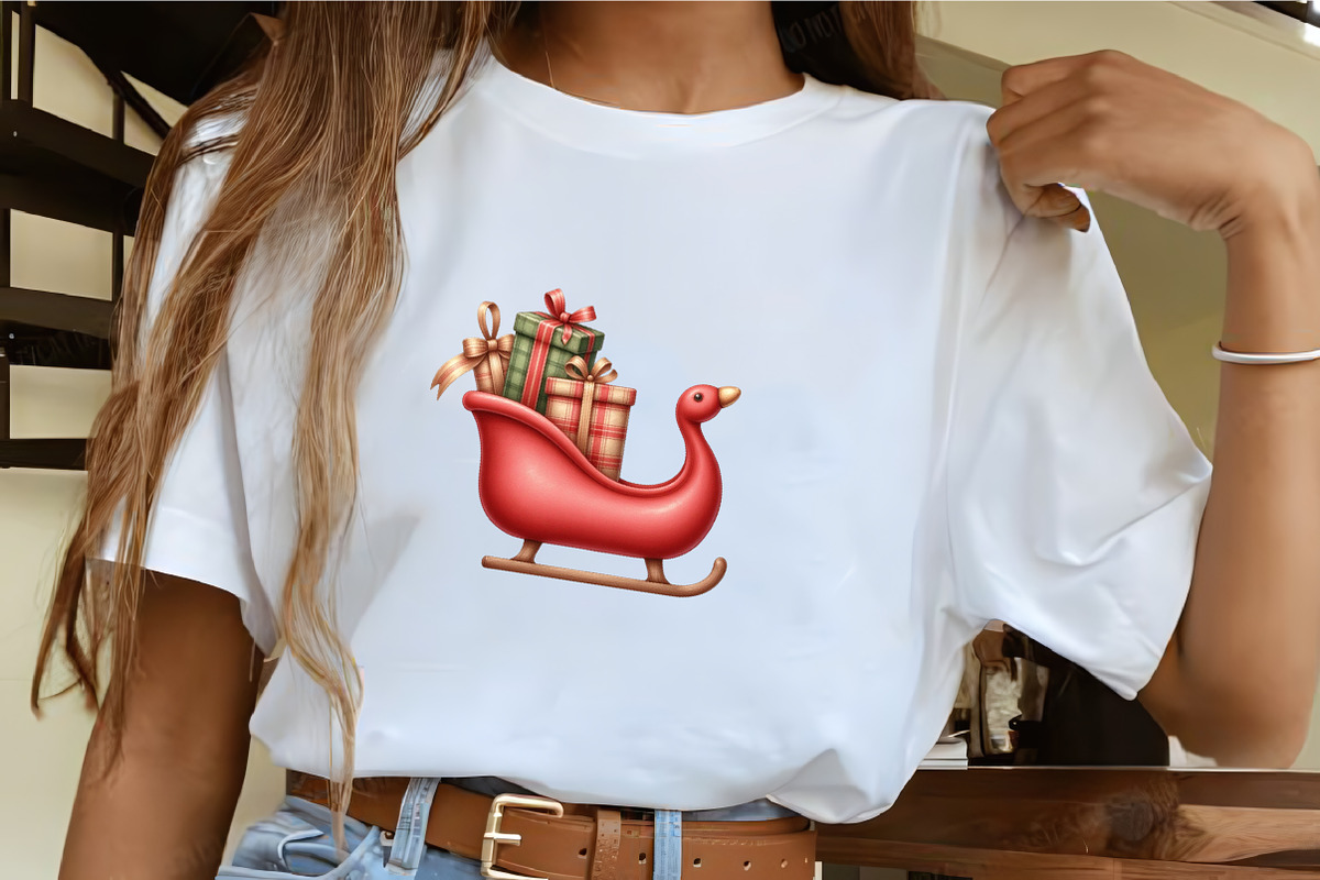 Christmas Sleigh Clipart, an Illustration by CrexoraLab (Photo 4 of 5)
