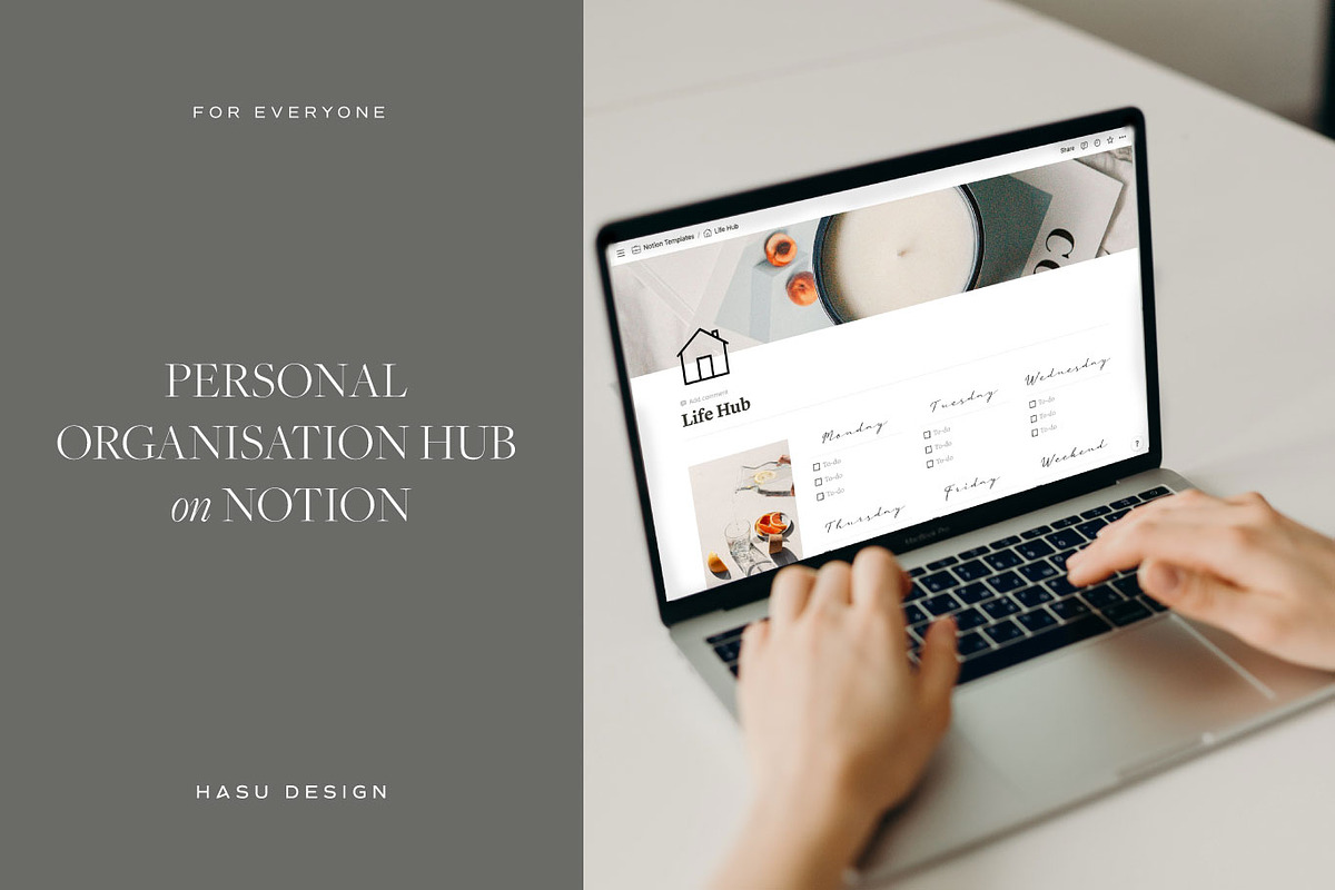 Personal Organisation Hub on Notion, a Templates & Theme by HASU Design (Photo 1 of 3)