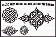 Celtic Tribal Tattoo Knot Bundle, an Illustration by hafijul (Thumbnail 1 of 5)