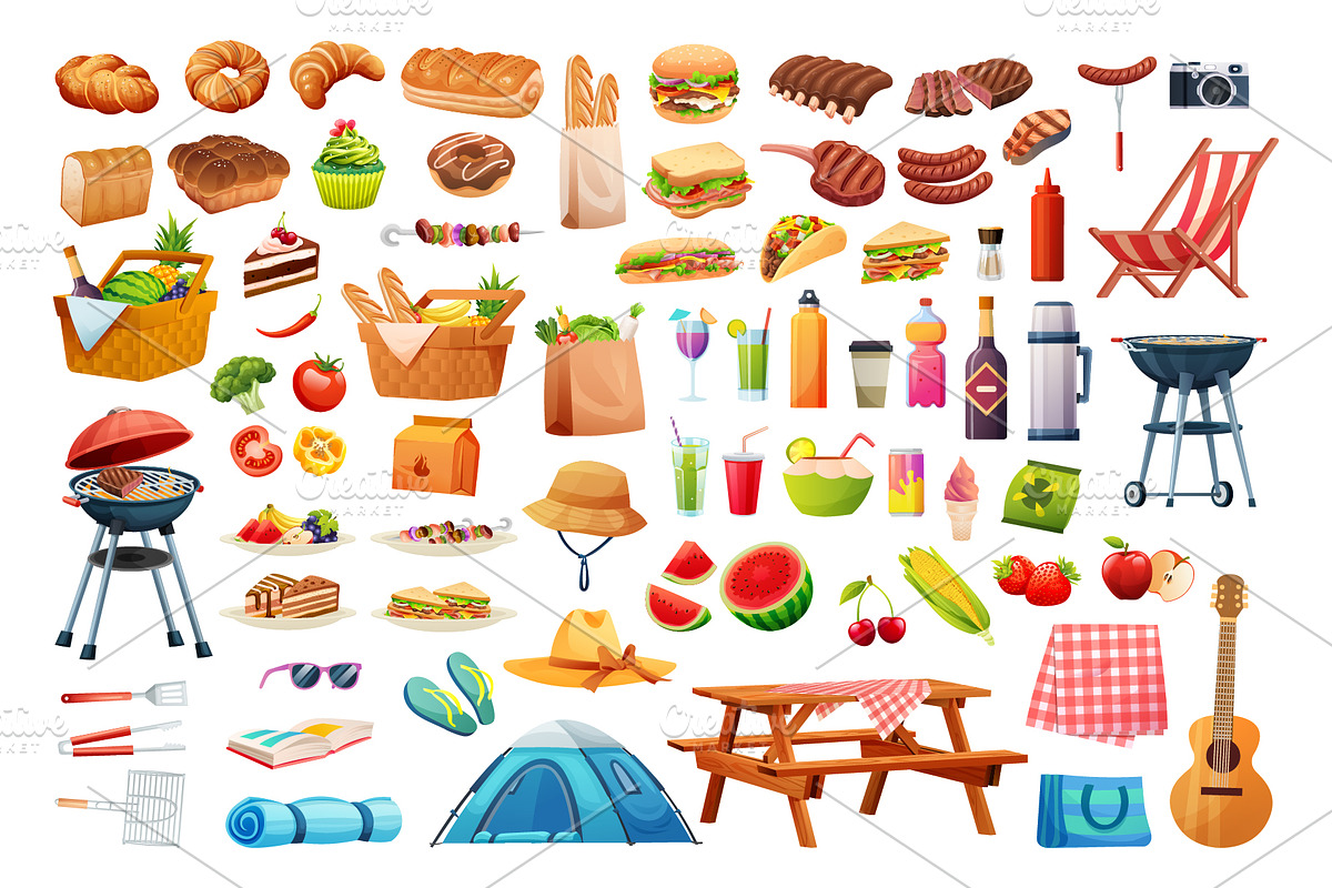 Picnic Collection, a Person Illustration by YG Studio (Photo 2 of 7)