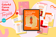 Bold & badass | Colorful Canva Ebook, a Magazine Template by Kurly Creative (Thumbnail 2 of 12)