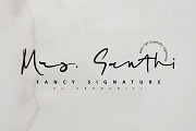 Mrs Santhi, a Script Font by Abo Daniel Studio (Thumbnail 1 of 13)
