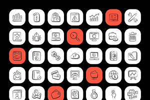 Seo And Digital Marketing Icons