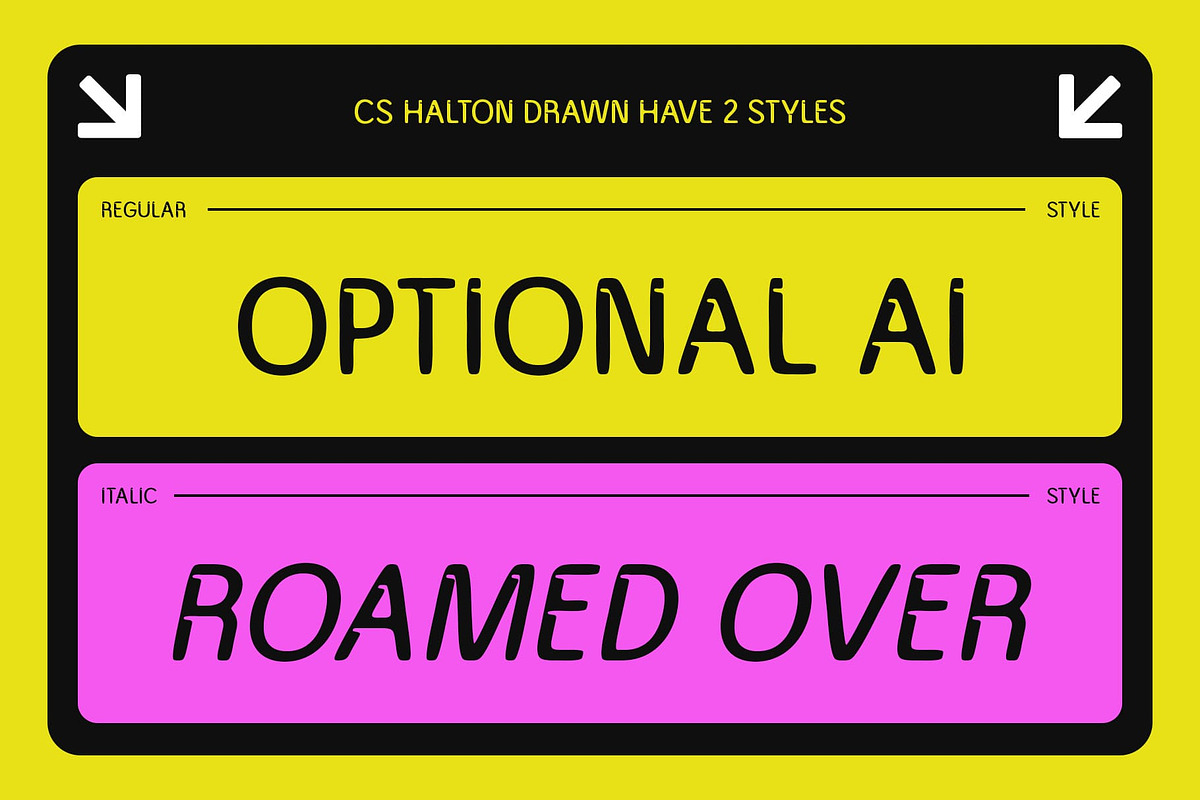 CS Halton Drawn, a Sans Serif Font by Craft Supply Co. (Photo 2 of 8)