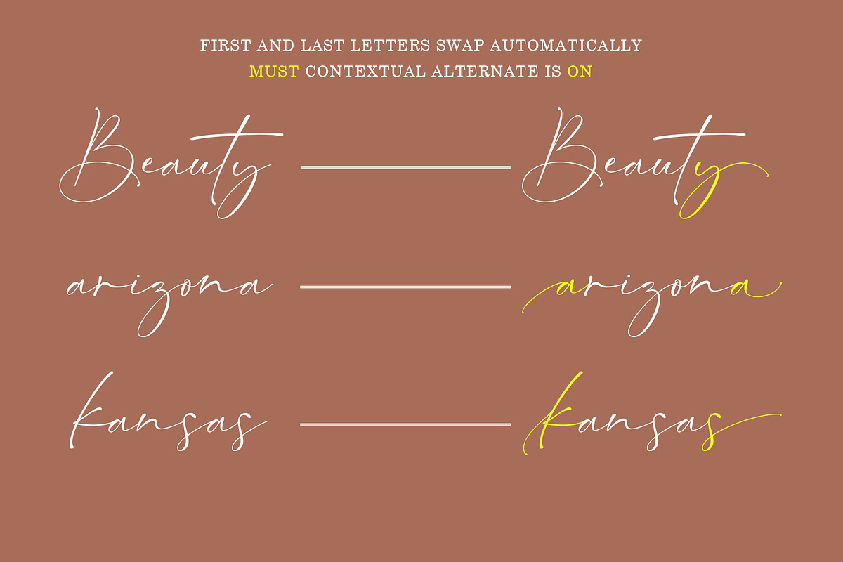 Sunderland, a Script Font by Teweka (Photo 9 of 12)