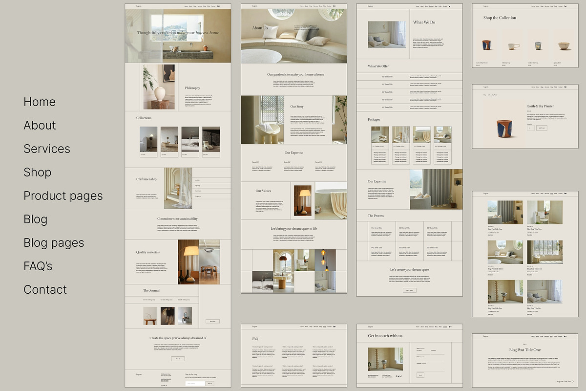 Squarespace E-commerce Website, a Squarespace Template by Skye Studio (Photo 2 of 6)
