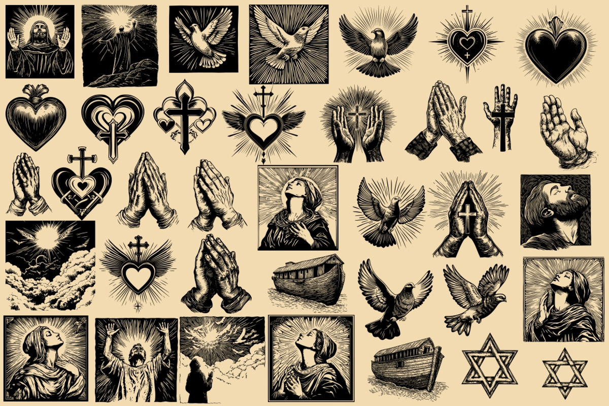 300 Religion and Faith illustrations, an Object Illustration by Nocturnal Wolf (Photo 11 of 18)