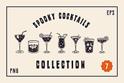 Spooky Halloween Cocktails - 7 Icons, an Object Graphic by DenysHolovatiuk (Thumbnail 1 of 4)