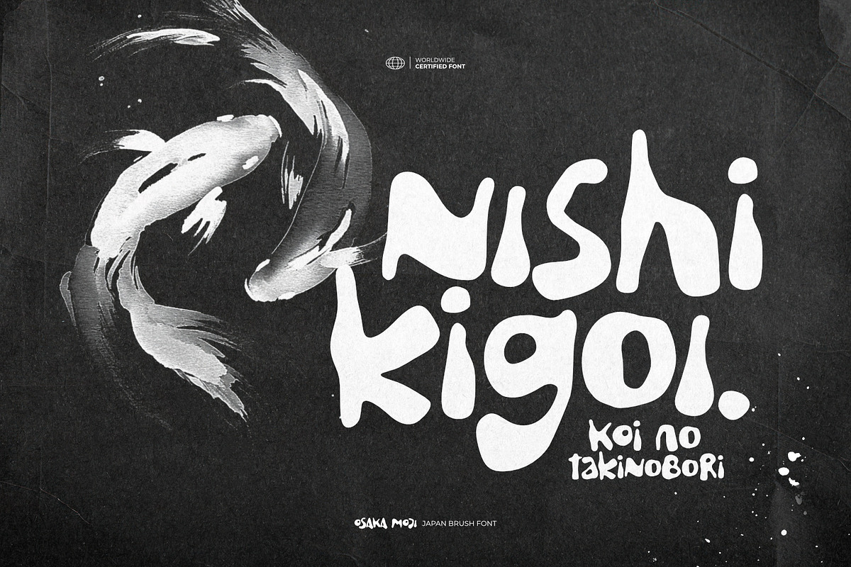 Osaka Moji - Japan Brush Font, a Font by ikiiko (Photo 3 of 7)
