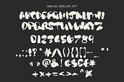 ANALOG — halftone multilingual font, a Handwritten Font by Studio Noppo (Thumbnail 5 of 7)