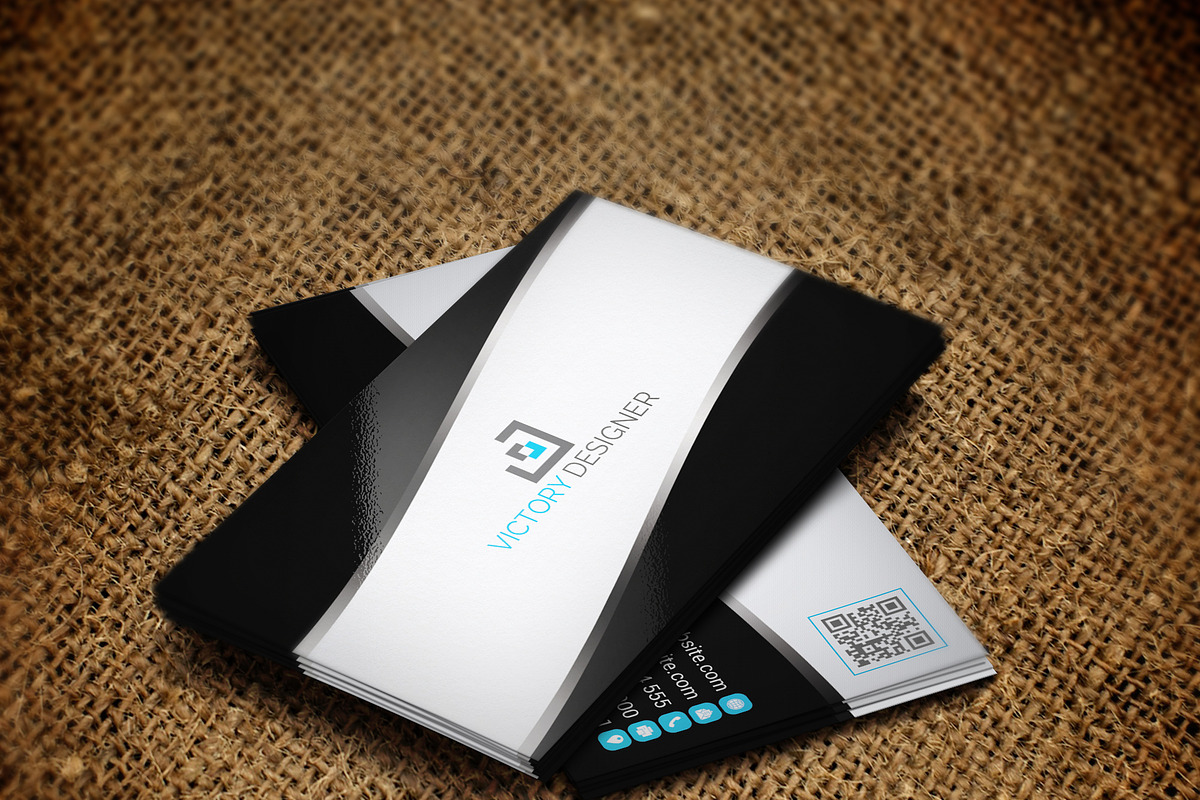 Admin Corporate Business Card, a Business Card Template by TheFeture