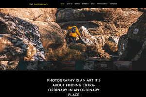 LT Photography Onepage WordPress