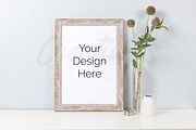 A4 Natural Frame Mockup Bundle, a Print Template by Creatives STOCK (Thumbnail 7 of 11)