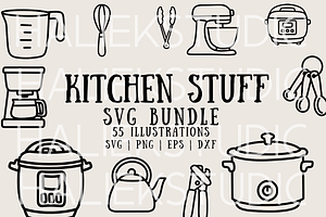 Kitchen Tools SVG Illustrations