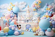 11 Pink and Blue Birthday Backdrops, a Layer Style Add-On by NSTUDIO (Thumbnail 5 of 9)