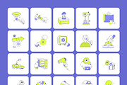150 Tech and Engineering Icons, an Outline Icon by Creative Stall (Thumbnail 9 of 9)