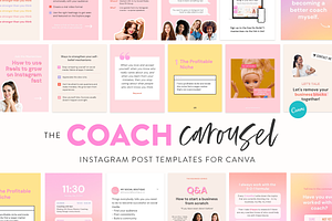 Coach Instagram Bundle For Canva