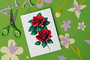 Red Rose Floral Premium PNG, a Decorative Illustration by Graphicspixel (Thumbnail 3 of 4)