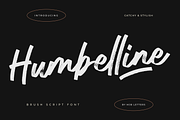 Humbelline - Brush Font, a Handwritten Font by MJB Letters (Thumbnail 1 of 11)