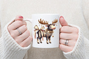 Cute Christmas Moose Sublimation, a Graphic by designcity5 (Thumbnail 4 of 5)