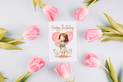 Flower Girls. Watercolor set, a Decorative Illustration by AlineArtStore (Thumbnail 8 of 8)