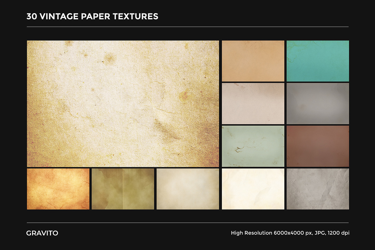 Paper Texture Collection, a Texture Graphic by Gravito (Photo 9 of 13)