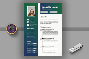 Resume Template Layout, a Resume Template by MightyDesign