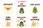 CAMPING VIBES — Cute Characters, an Object Illustration by cutelevindesign (Thumbnail 3 of 8)