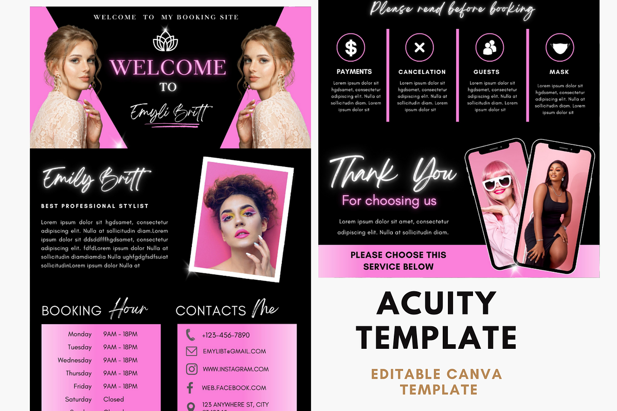 Acuity Scheduling Template, a Templates & Theme by TimCanvaTemplate (Photo 5 of 5)