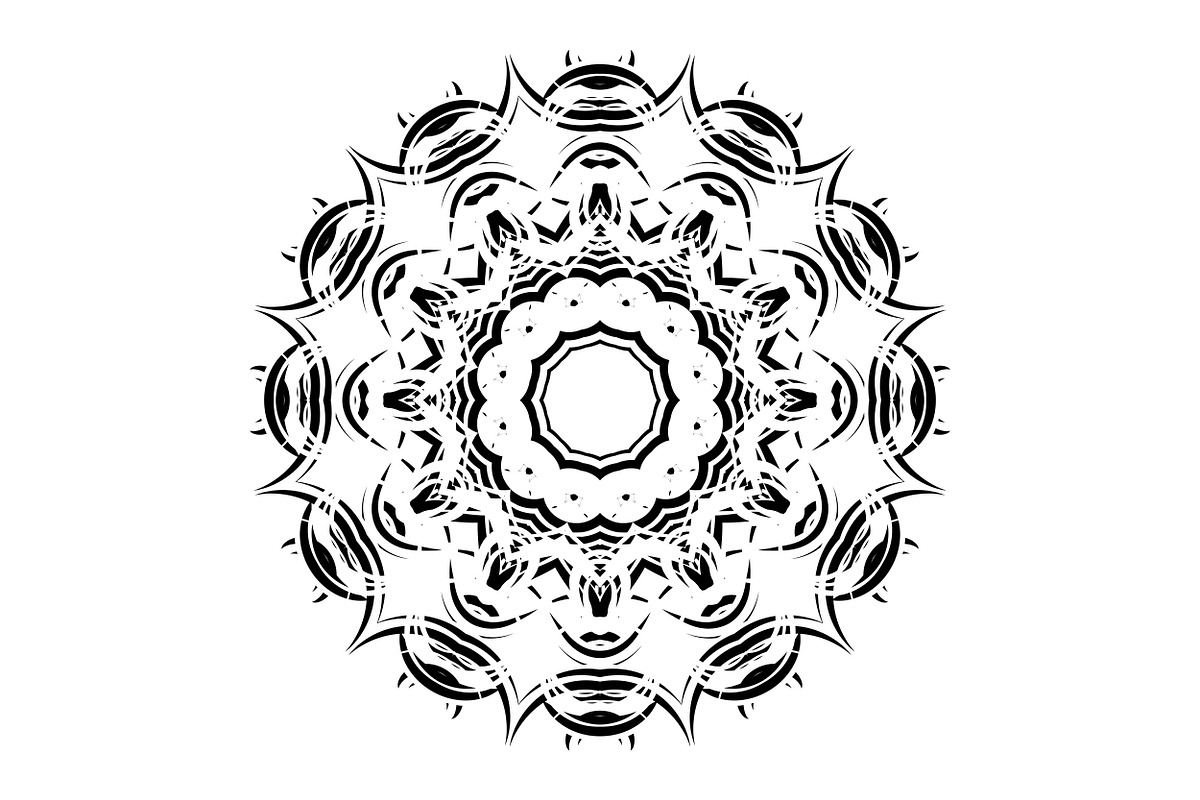 Handcrafted Mandala Design Pack, a Pattern Graphic by NJ Himel (Photo 22 of 30)