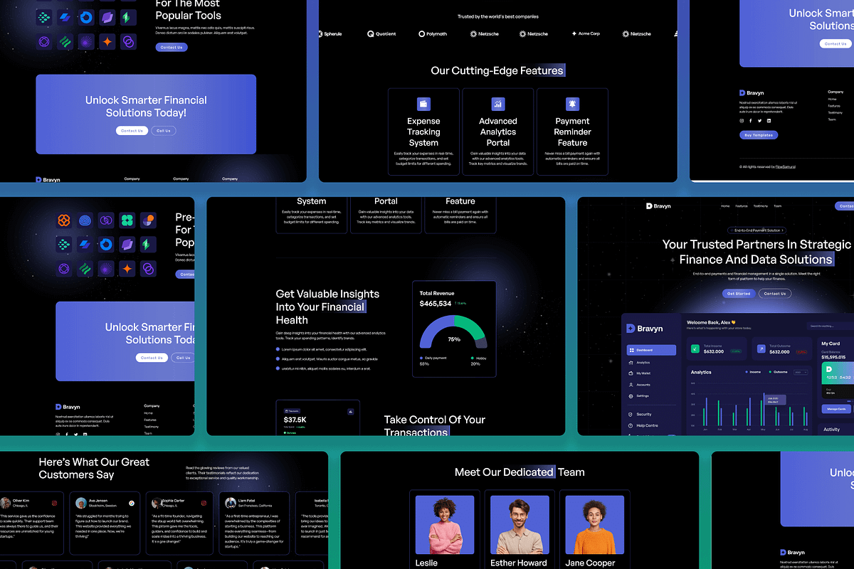 Bravyn - Fintech Framer Template, a Landing Page Template by Flow Samurai Templates (Photo 4 of 4)