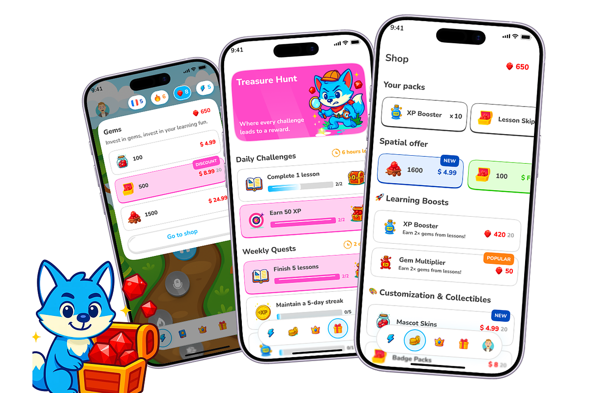 Gemglot Language Game App, an App Template by DjectStudio (Photo 5 of 10)
