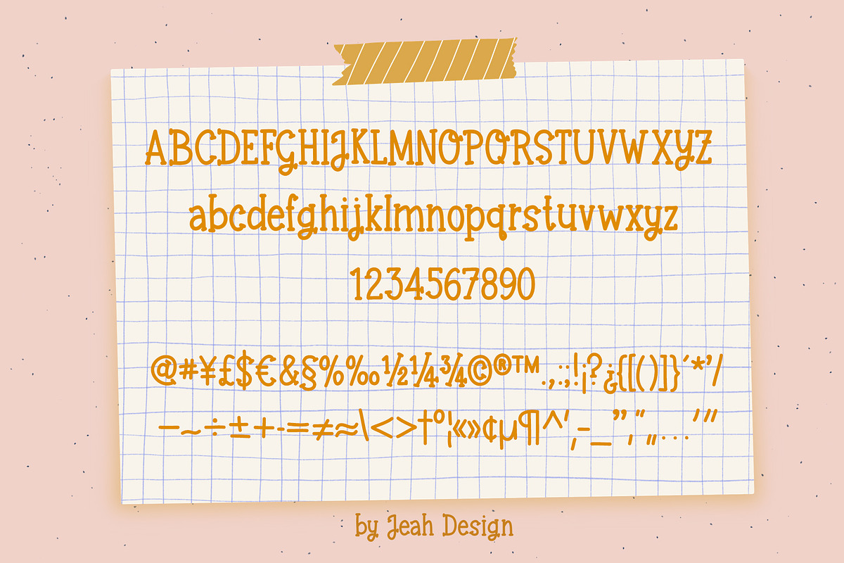 The Punch Needle Font, a Serif Font by Jeah Design (Photo 2 of 9)