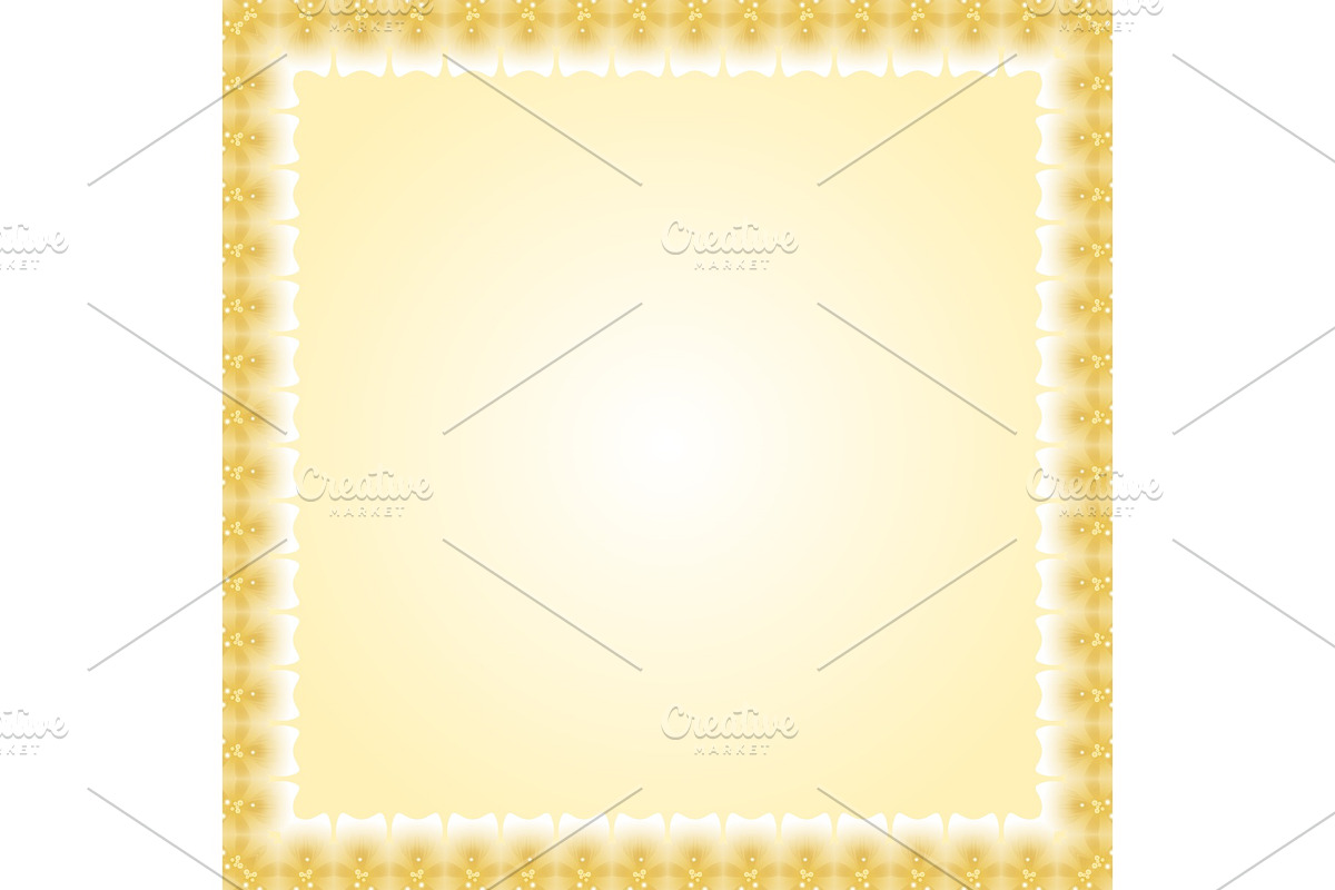 Floral Modern Vector Frame, a Texture Graphic by FineArtStudio (Photo 1 of 3)