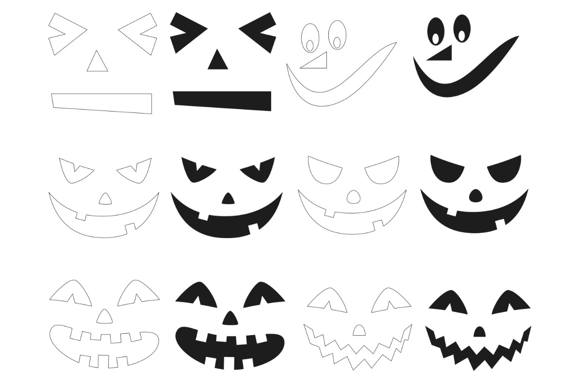 Halloween Pumpkin Monster Faces 2, a Brush Add-On by Disasterology Ink (Photo 10 of 10)