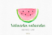 watercolor watermelon slices, a Food Illustration by Autumn Breeze (Thumbnail 2 of 4)