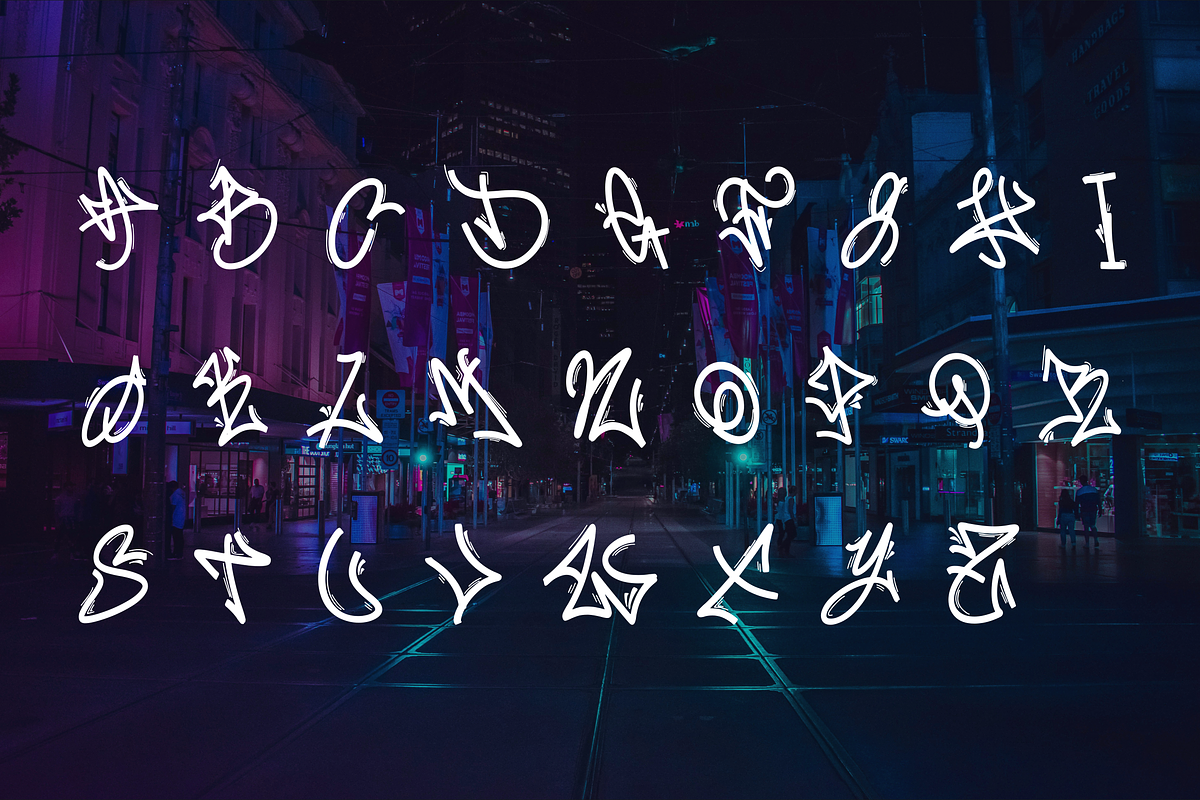 Riot Sketch, a Handwritten Font by Dm Studio (Photo 8 of 10)