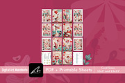Sassy Goose Valentine Print Set Card, a Card Template by Digital Art Mahdiseño (Thumbnail 3 of 11)