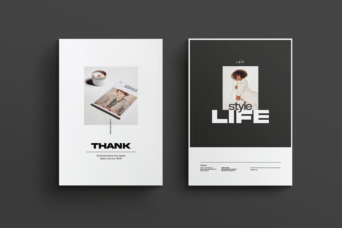 Life Style Magazine, a Magazine Template by Creatiya Type (Photo 7 of 11)