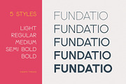 Fundatio Typeface, a Sans Serif Font by CuteDreamyDesign (Thumbnail 3 of 10)