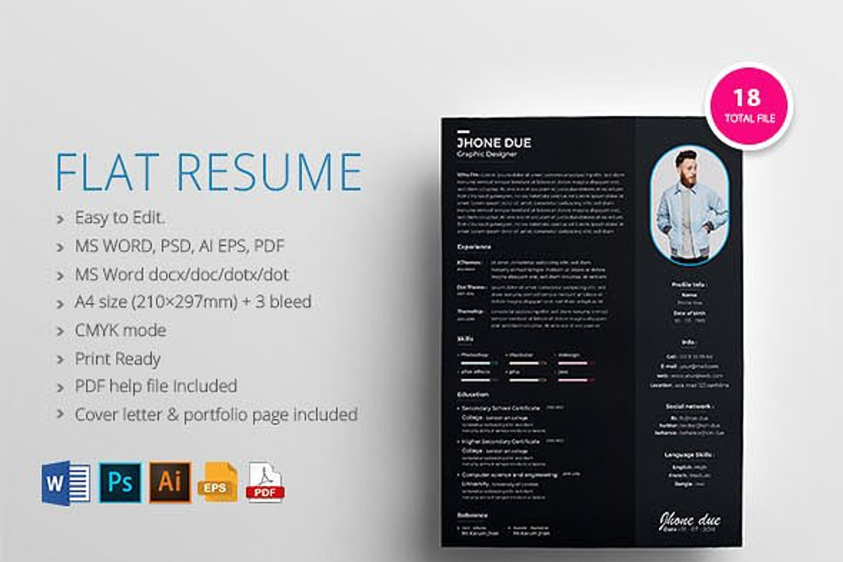 Mega Resume Bundle, a Resume Template by Graphicalark (Photo 5 of 11)