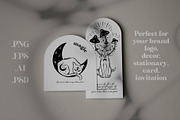 Magic Cats Illustrations Clipart, an Illustration by Julia M. Watercolor (Thumbnail 4 of 13)