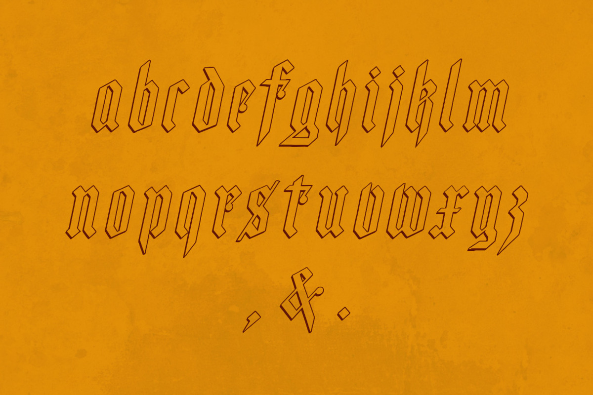 Parapet - Blackletter Typeface preview 5
