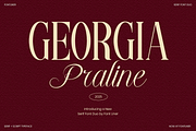 Georgia Praline - Serif Font Duo, a Serif Font by Font Liner (Thumbnail 1 of 12)